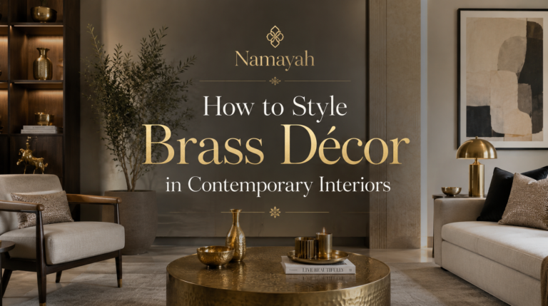 How to Style Brass Décor in Contemporary Interiors