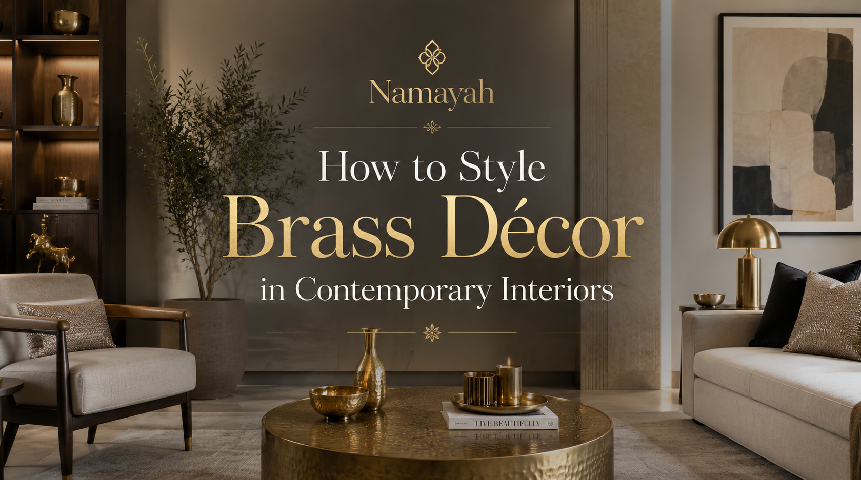 How to Style Brass Décor in Contemporary Interiors