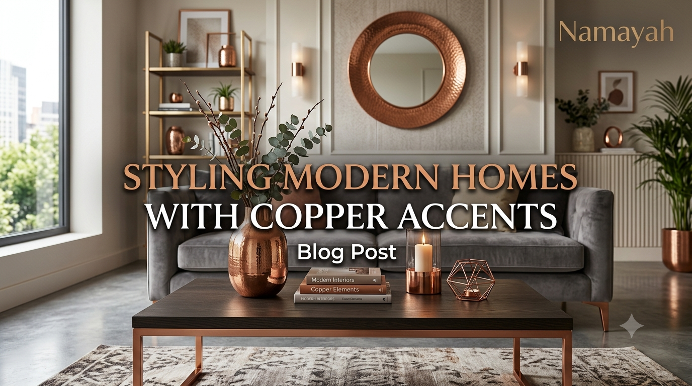 Styling Modern Homes with Copper Accents
