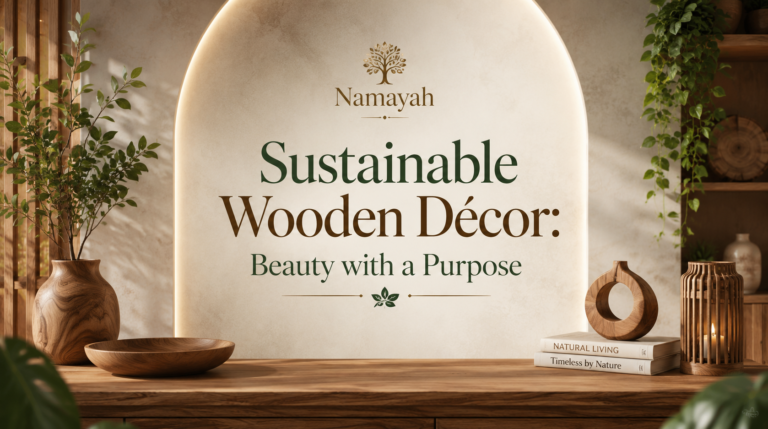 Sustainable Wooden Décor: Beauty with a Purpose