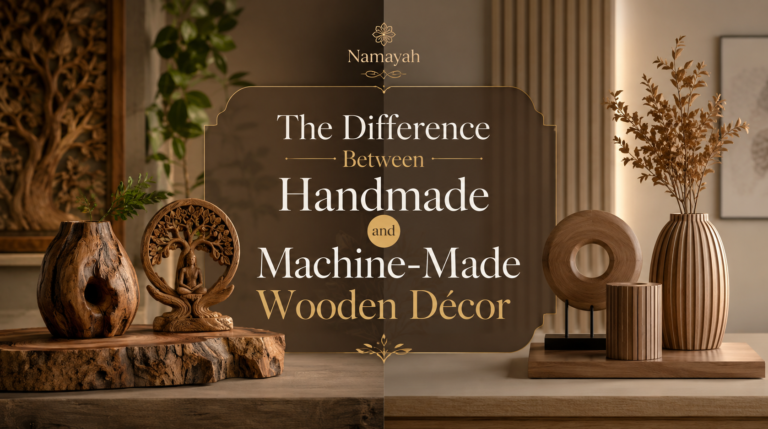 The Difference Between Handmade and Machine-Made Wooden Décor