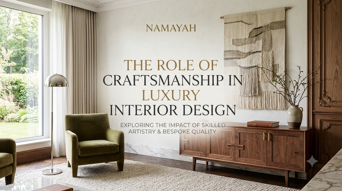 The Role of Craftsmanship in Luxury Interior Design