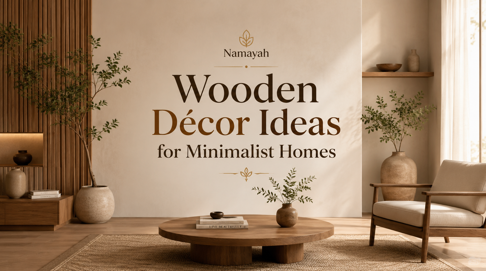 Wooden Décor Ideas for Minimalist Homes