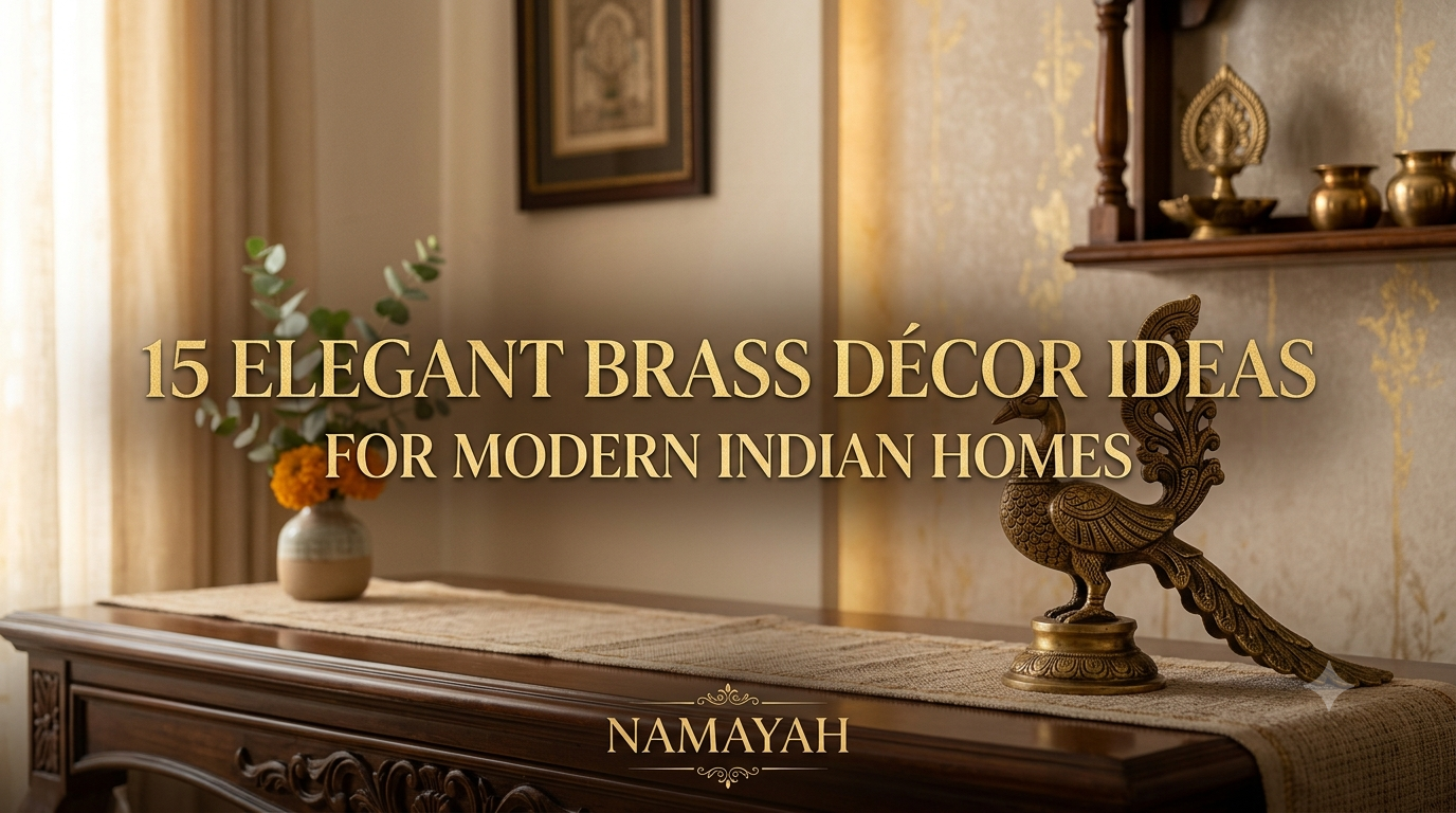 15 Elegant Brass Décor Ideas for Modern Indian Homes