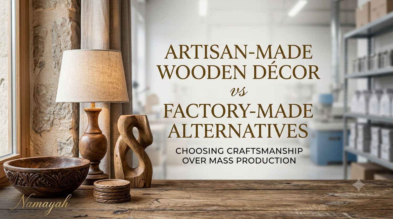 Artisan-Made Wooden Décor vs Factory-Made Alternatives