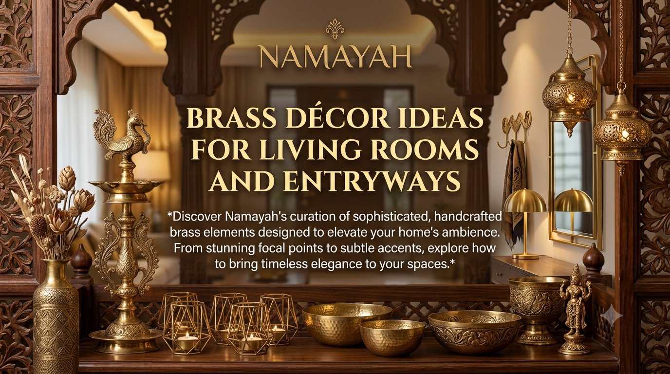 Brass Décor Ideas for Living Rooms and Entryways