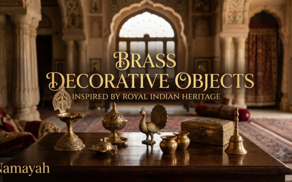 Brass Decorative Objects Inspired by Royal Indian Heritage