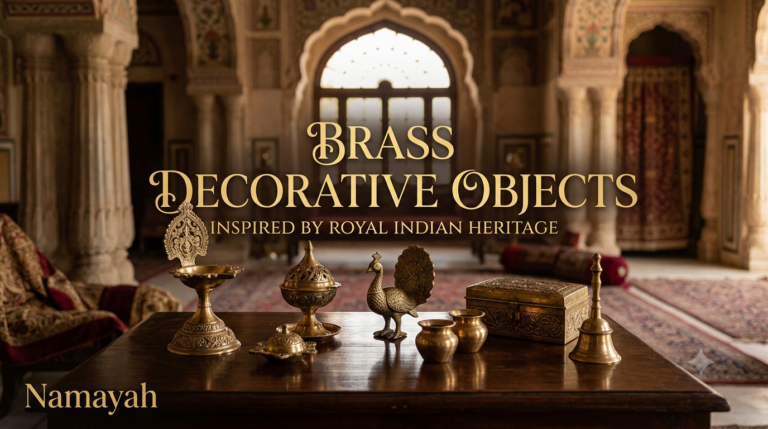 Brass Decorative Objects Inspired by Royal Indian Heritage