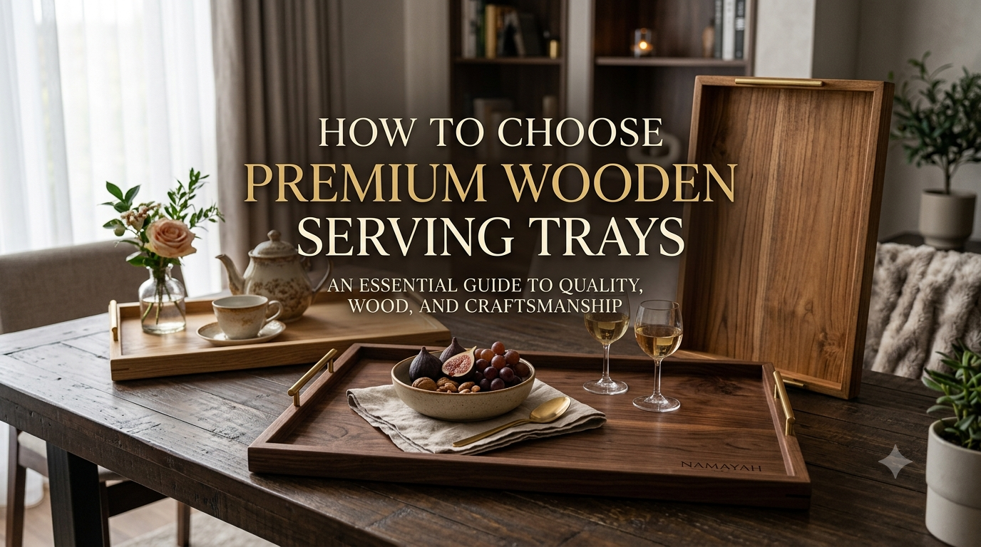 How to Choose Premium Wooden Serving Trays