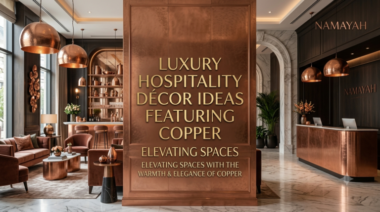 Luxury Hospitality Décor Ideas Featuring Copper