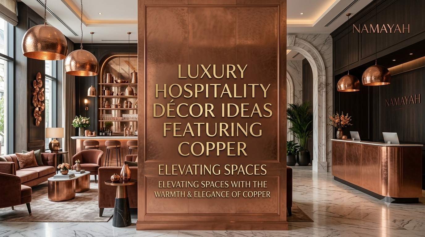 Luxury Hospitality Décor Ideas Featuring Copper
