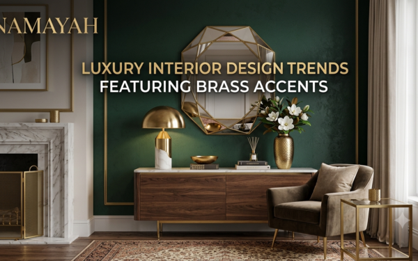 Luxury Interior Design Trends Featuring Brass Accents