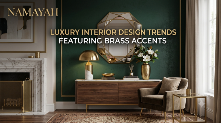 Luxury Interior Design Trends Featuring Brass Accents