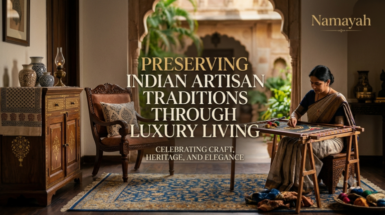 Preserving Indian Artisan Traditions Through Luxury Living
