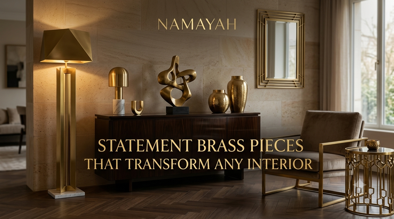 Statement Brass Pieces That Transform Any Interior