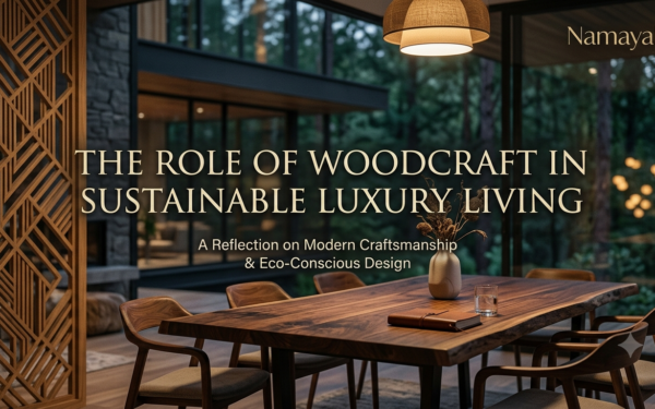The Role of Woodcraft in Sustainable Luxury Living