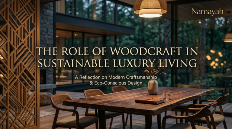 The Role of Woodcraft in Sustainable Luxury Living