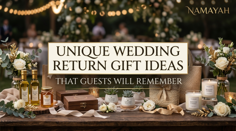 Unique Wedding Return Gift Ideas That Guests Will Remember