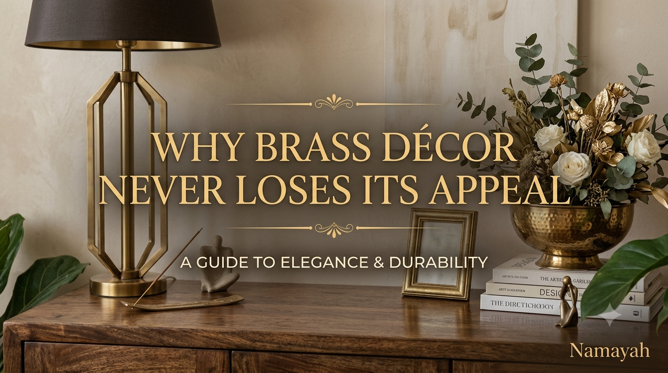 Why Brass Décor Never Loses Its Appeal