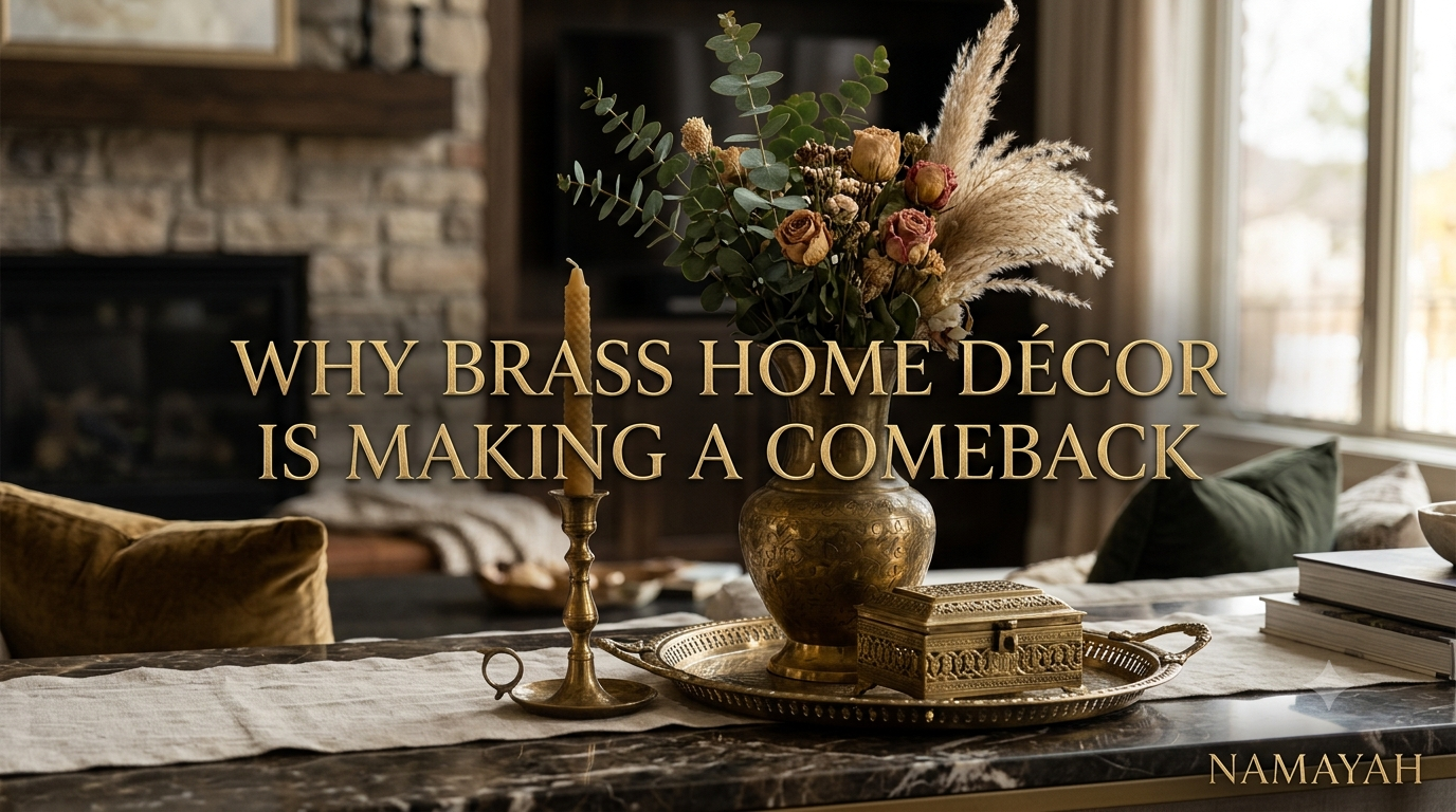 Why Brass Home Décor Is Making a Comeback