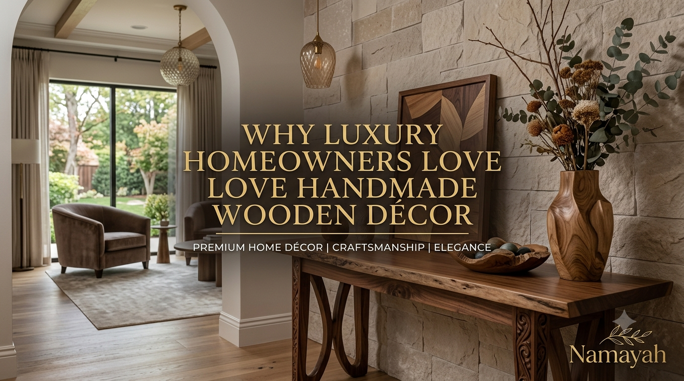 Why Luxury Homeowners Love Handmade Wooden Décor