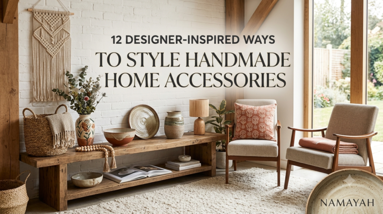12 Designer-Inspired Ways to Style Handmade Home Accessories