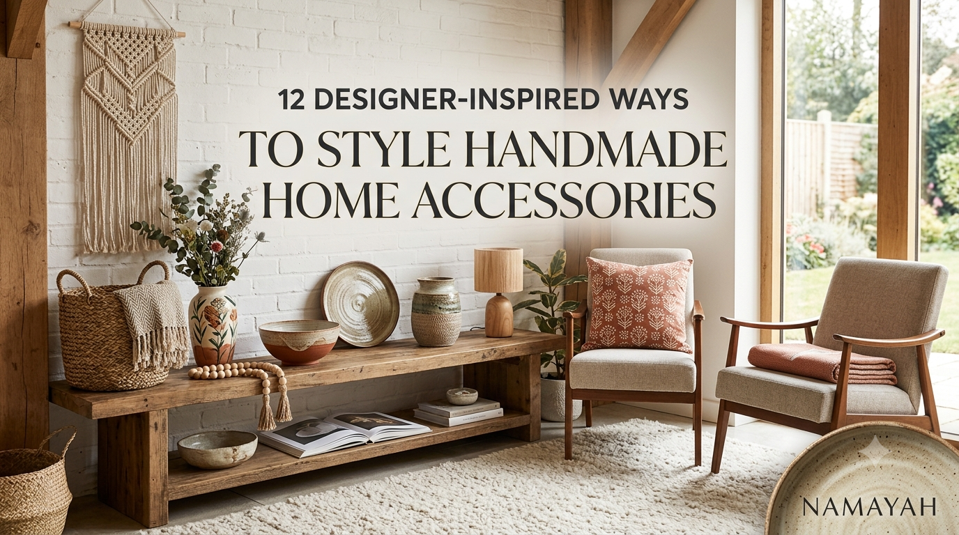 12 Designer-Inspired Ways to Style Handmade Home Accessories