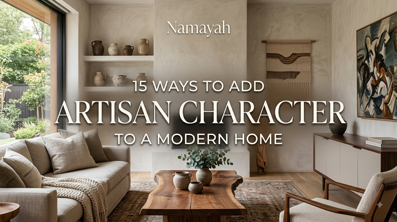 15 Ways to Add Artisan Character to a Modern Home