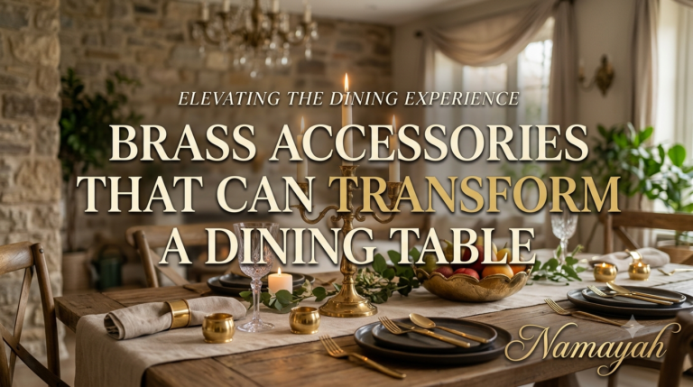 Brass Accessories That Can Transform a Dining Table