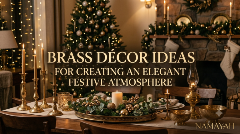 Brass Décor Ideas for Creating an Elegant Festive Atmosphere