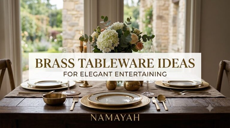 Brass Tableware Ideas for Elegant Entertaining