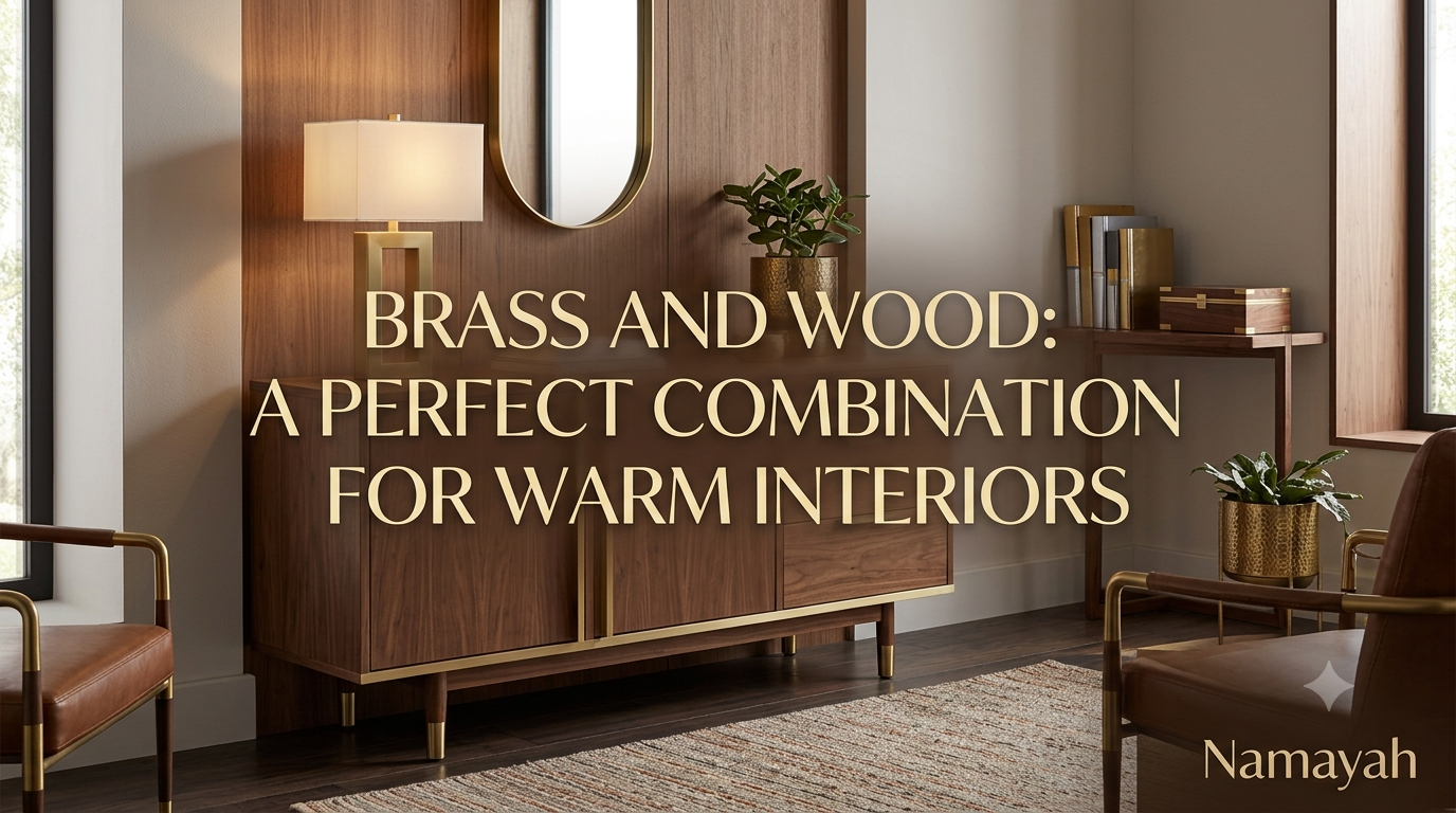 Brass and Wood: A Perfect Combination for Warm Interiors