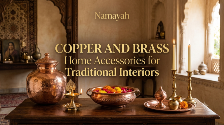 Copper and Brass Home Accessories for Traditional Interiors