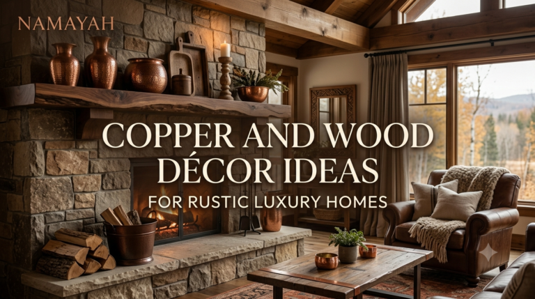 Copper and Wood Décor Ideas for Rustic Luxury Homes