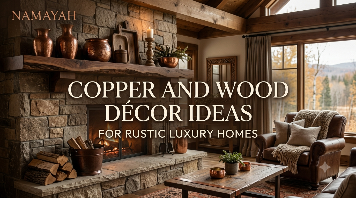 Copper and Wood Décor Ideas for Rustic Luxury Homes