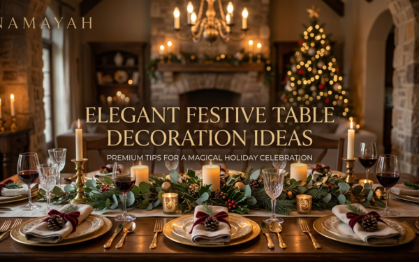 Elegant Festive Table Decoration Ideas