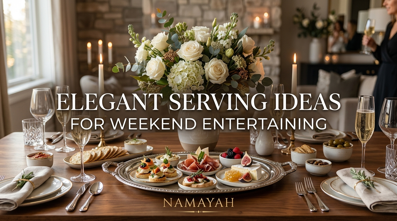 Elegant Serving Ideas for Weekend Entertaining