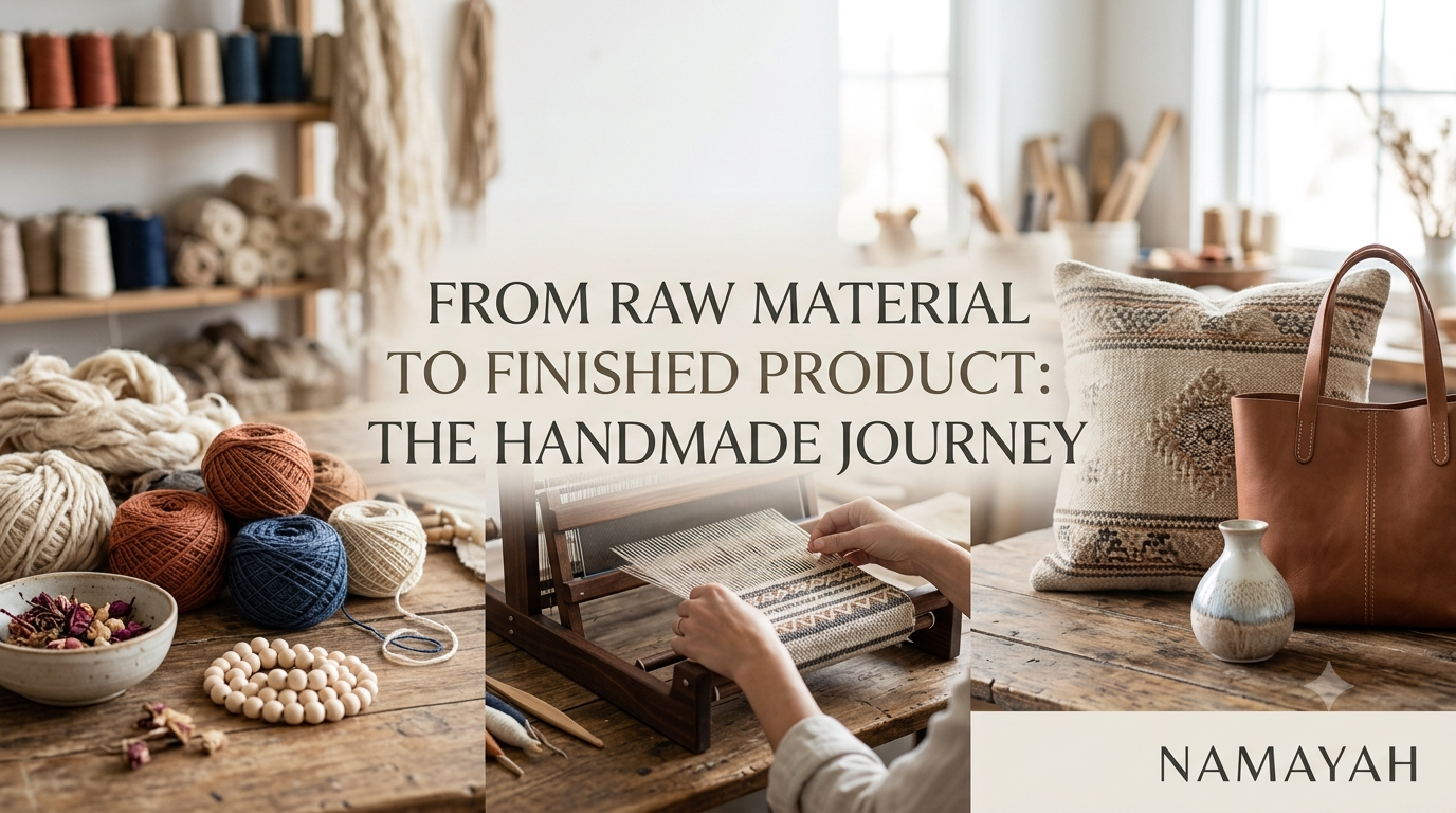 From Raw Material to Finished Product: The Handmade Journey