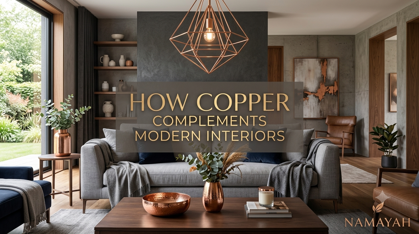 How Copper Complements Modern Interiors