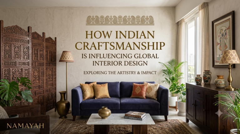 How Indian Craftsmanship Is Influencing Global Interior Design