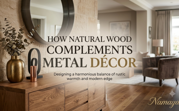 How Natural Wood Complements Metal Décor