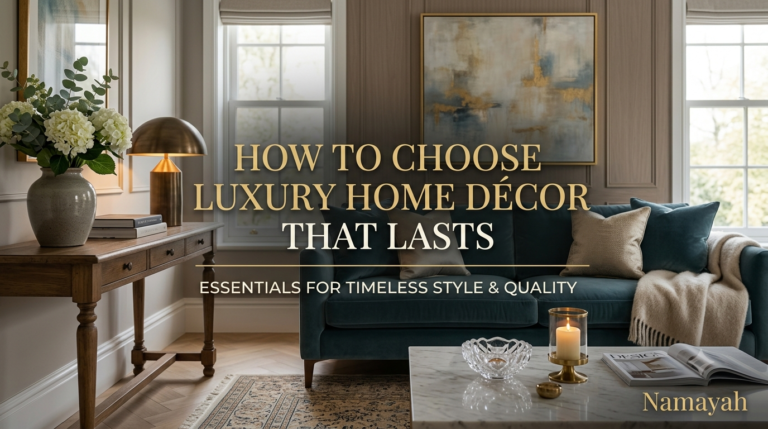 How to Choose Luxury Home Décor That Lasts