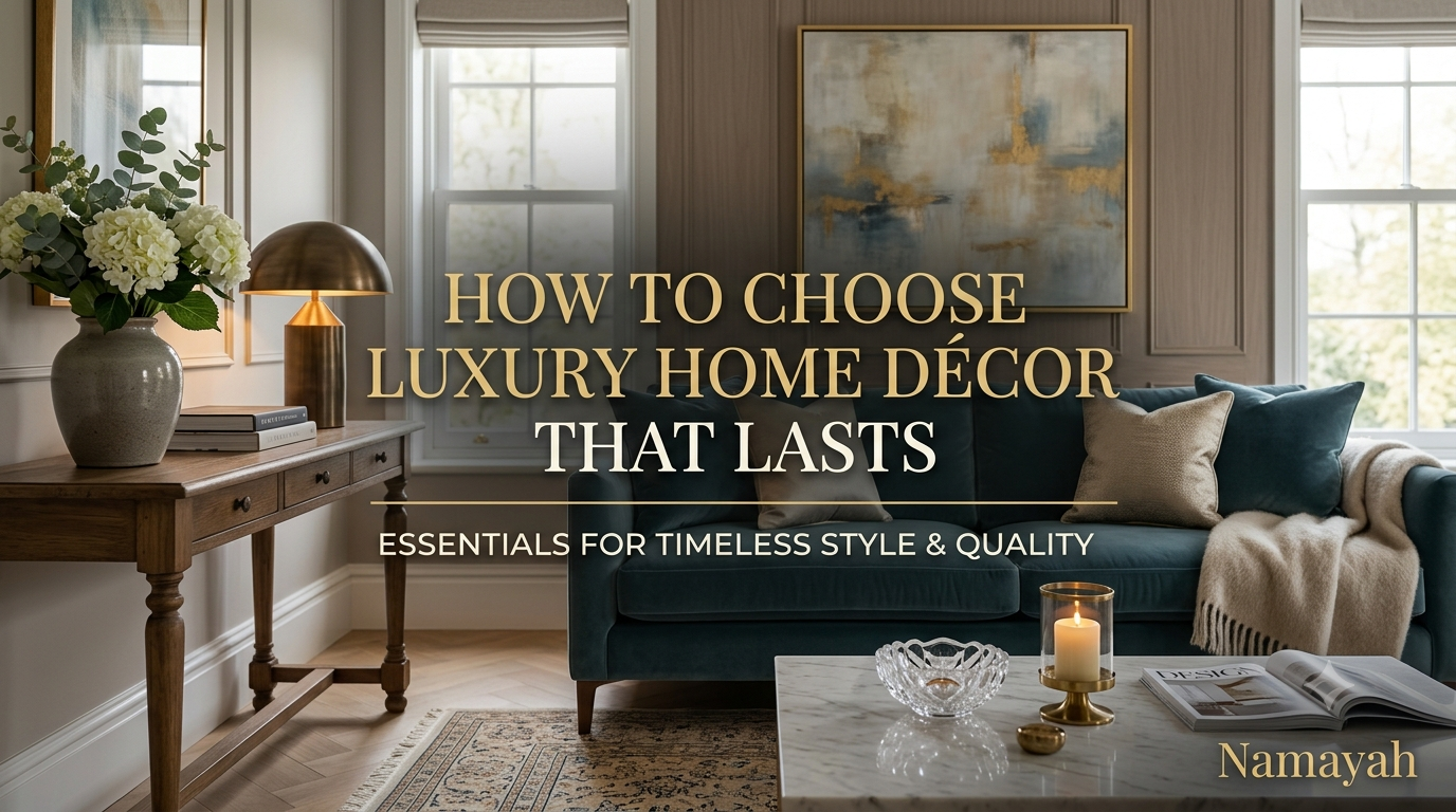 How to Choose Luxury Home Décor That Lasts