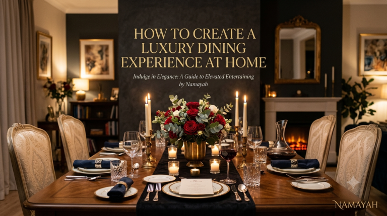 How to Create a Luxury Dining Experience at Home