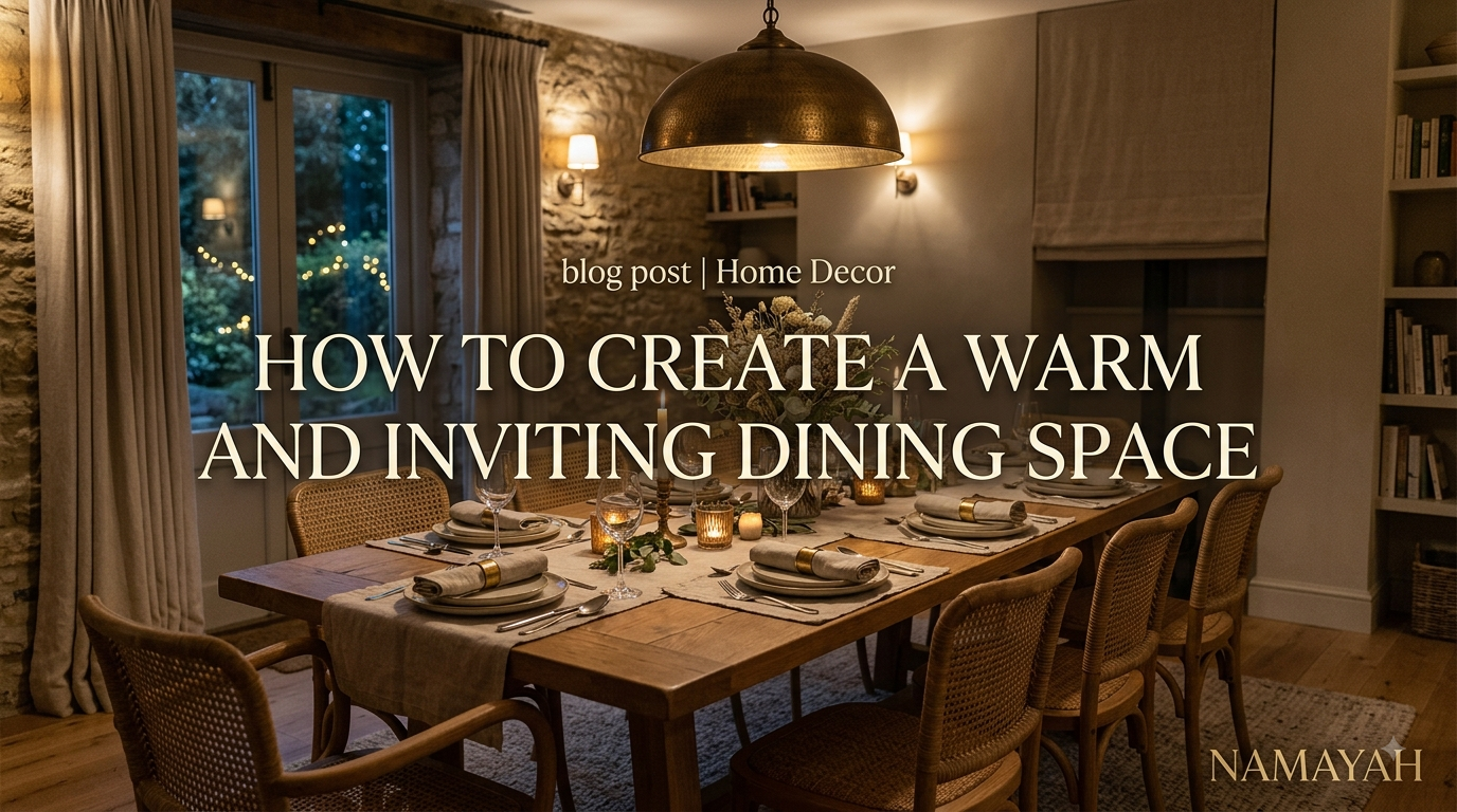 How to Create a Warm and Inviting Dining Space