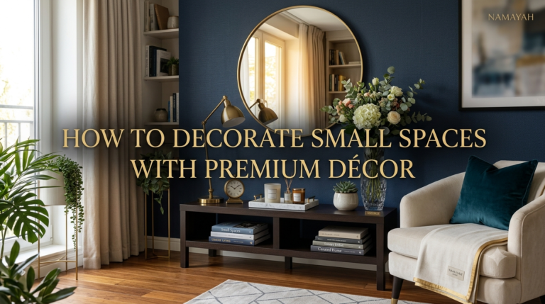 How to Decorate Small Spaces with Premium Décor