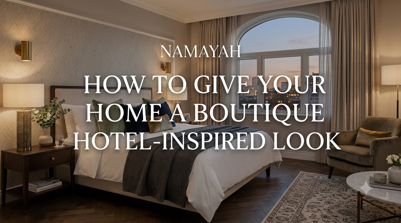 How to Give Your Home a Boutique Hotel-Inspired Look
