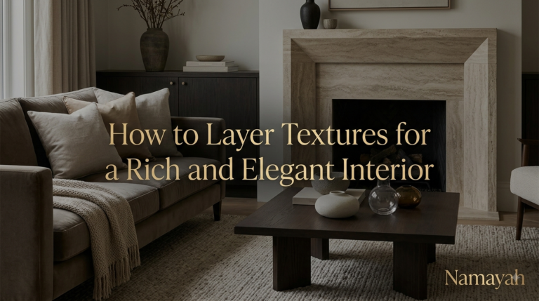 How to Layer Textures for a Rich and Elegant Interior