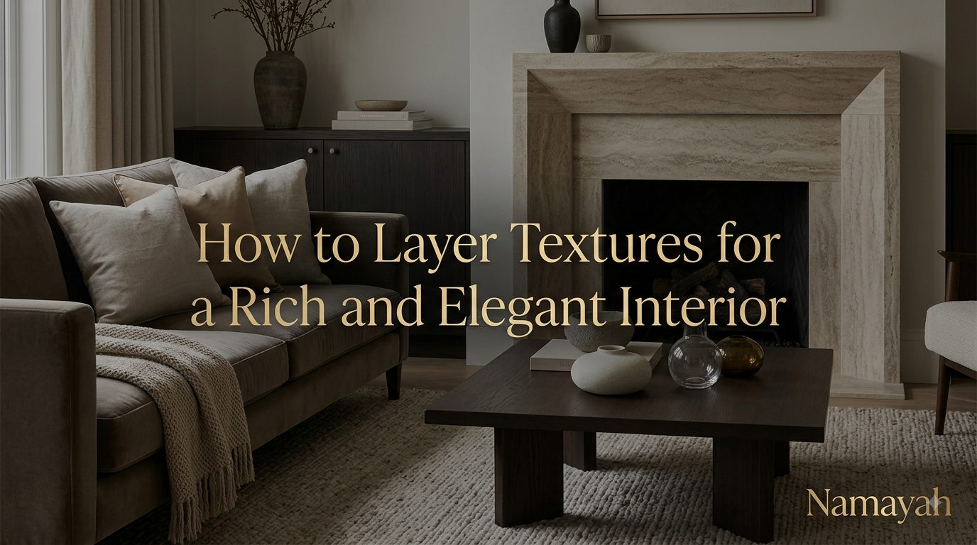 How to Layer Textures for a Rich and Elegant Interior