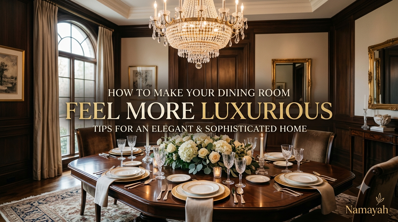 How to Make Your Dining Room Feel More Luxurious